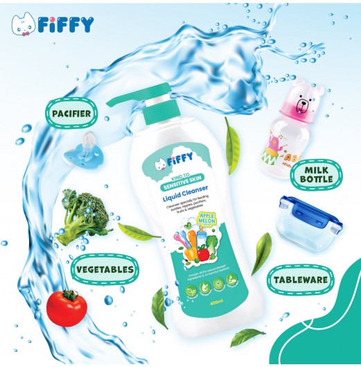 FIFFY LIQUID CLEANSER APPLE MELON 400ML