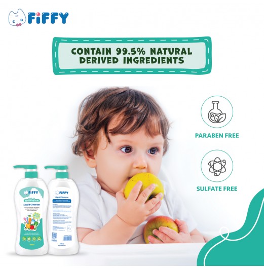 FIFFY LIQUID CLEANSER APPLE MELON 400ML