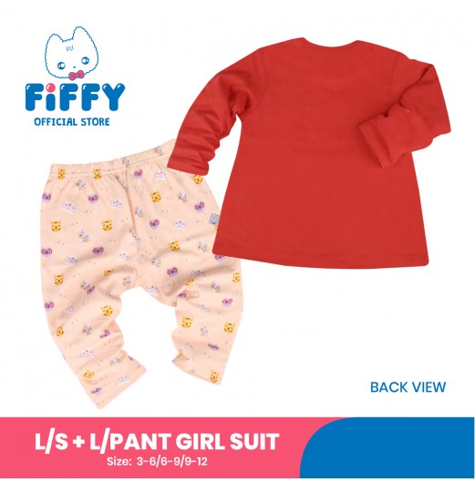 FIFFY FOLLOW YOUR DREAMS LONG SLEEVE + LONG PANT GIRL SUIT