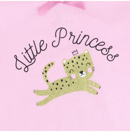 FIFFY LITTLE PRINCESS SHORT SLEEVE + LONG PANT GIRL SUIT