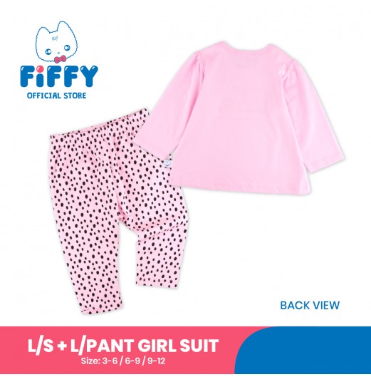 FIFFY RUNNING IN THE JUNGLE LONG SLEEVE + LONG PANT GIRL SUIT