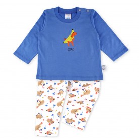 FIFFY BANANASAURUS ROAR LONG SLEEVE + LONG PANT BOY SUIT