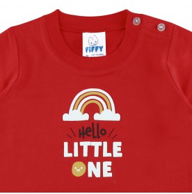 FIFFY HELLO LITTLE ONE LONG SLEEVE + LONG PANT BOY SUIT