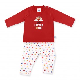 FIFFY HELLO LITTLE ONE LONG SLEEVE + LONG PANT BOY SUIT