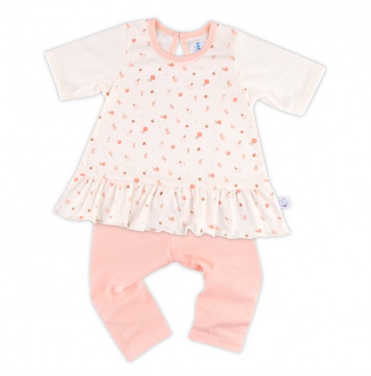 FIFFY PEACH FRUITS BLOUSE SUIT