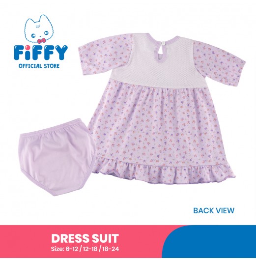 FIFFY PASTEL PETALS DRESS SUIT