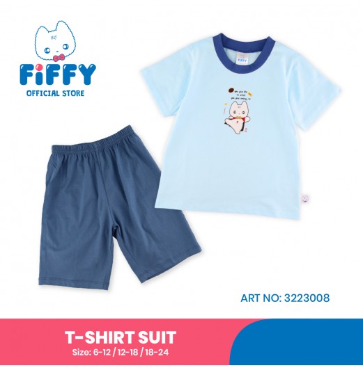 FIFFY POWER OF POSITIVITY T-SHIRT SUIT