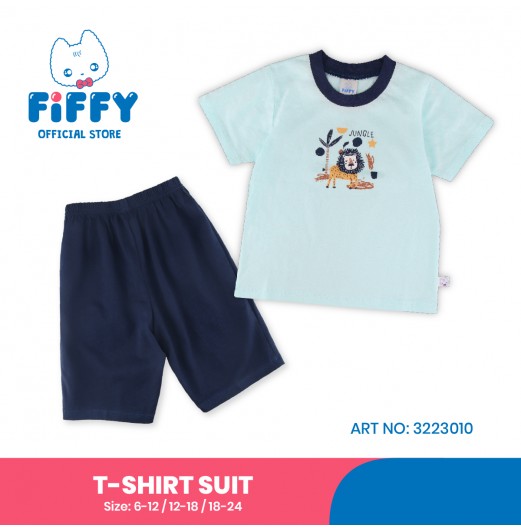 FIFFY LION IN JUNGLE T-SHIRT SUIT