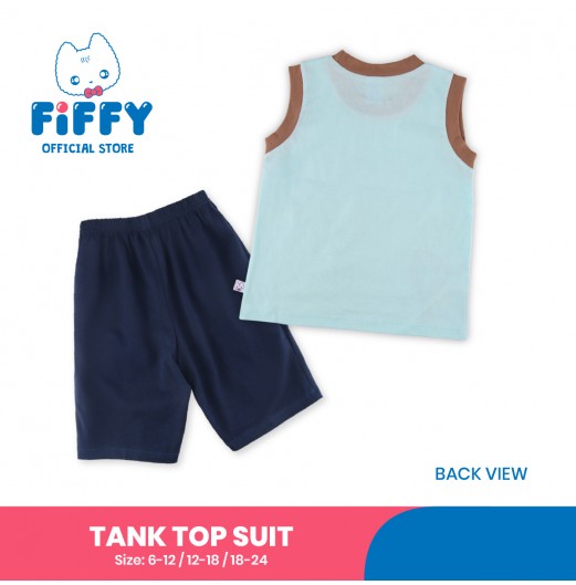 FIFFY HUNGRY SHARK TANK TOP SUIT