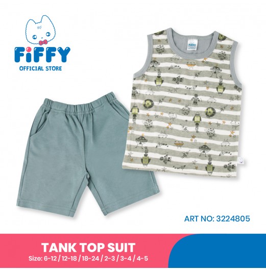 FIFFY STARRY STRIPES TANK TOP SUIT