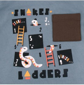 FIFFY SNAKE AND LADDER GAME T-SHIRT SUIT