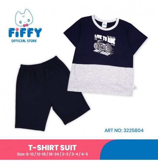 FIFFY LIVE TO RIDE T-SHIRT SUIT