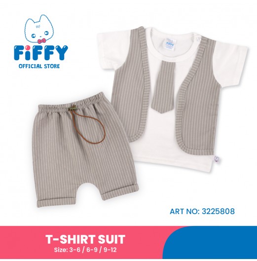 FIFFY MINI DAPPER T-SHIRT SUIT