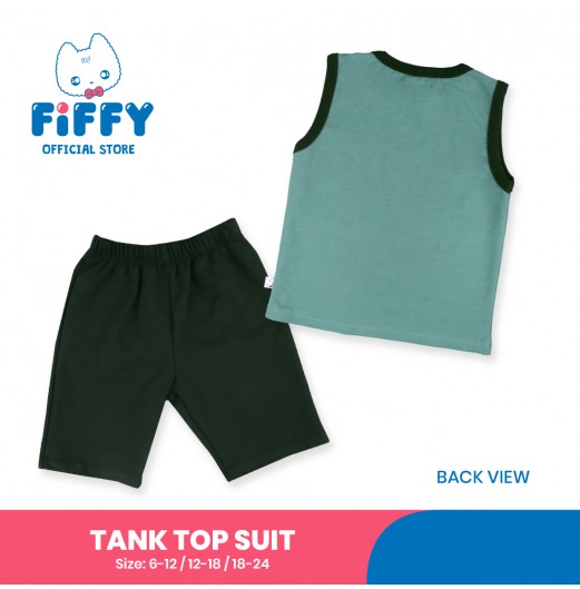 FIFFY PATCH PLAY TANK TOP SUIT