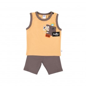 FIFFY PATCH PLAY TANK TOP SUIT