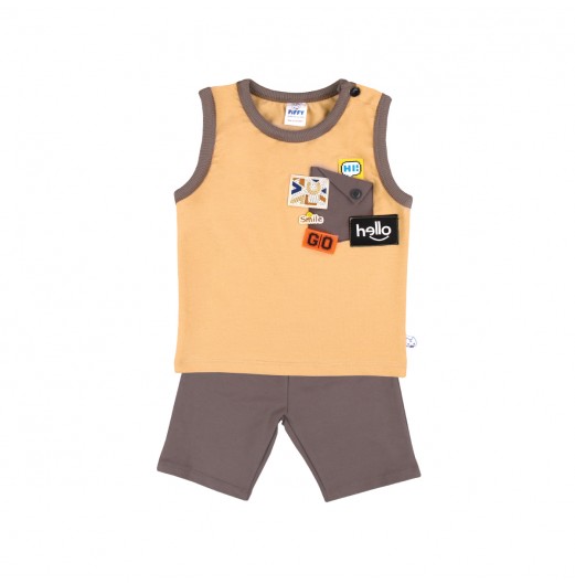 FIFFY PATCH PLAY TANK TOP SUIT