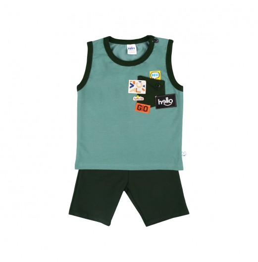 FIFFY PATCH PLAY TANK TOP SUIT