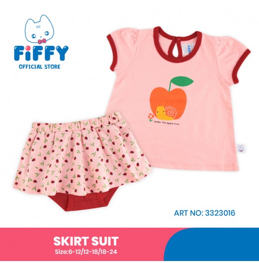 FIFFY SNAIL WITH APPLE SKIRT SUIT