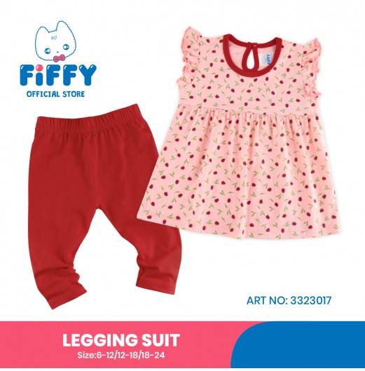 FIFFY LADYBUG GARDEN LEGGING SUIT