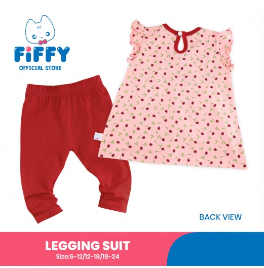 FIFFY LADYBUG GARDEN LEGGING SUIT