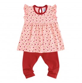 FIFFY LADYBUG GARDEN LEGGING SUIT