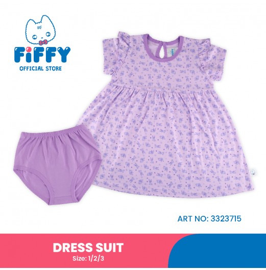 FIFFY PURPLISH RABBIT DRESS SUIT