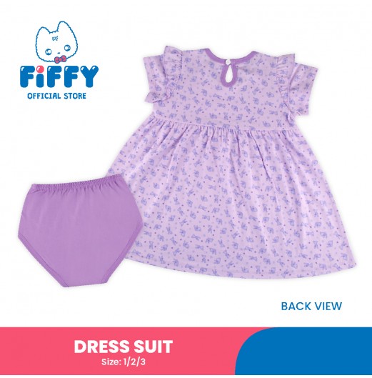 FIFFY PURPLISH RABBIT DRESS SUIT