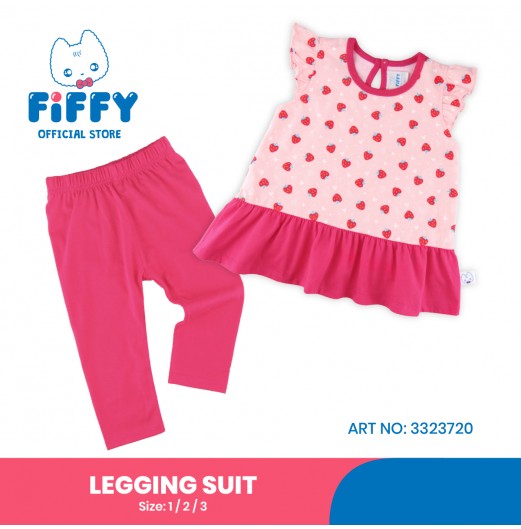 FIFFY STRAWBERRY LOVER LEGGING SUIT