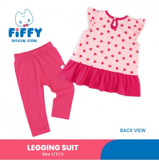 FIFFY STRAWBERRY LOVER LEGGING SUIT