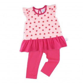 FIFFY STRAWBERRY LOVER LEGGING SUIT