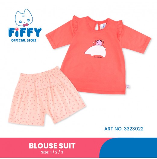 FIFFY COZY BEAR BLOUSE SUIT