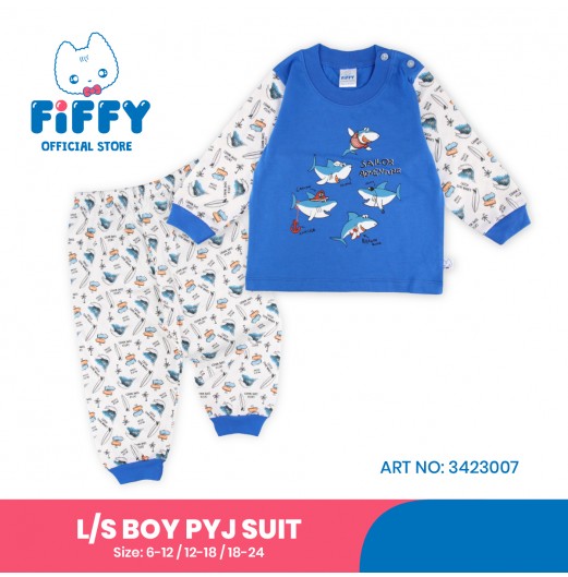 FIFFY SAILOR ADVENTURE LONG SLEEVE BOY PYJAMAS SUIT