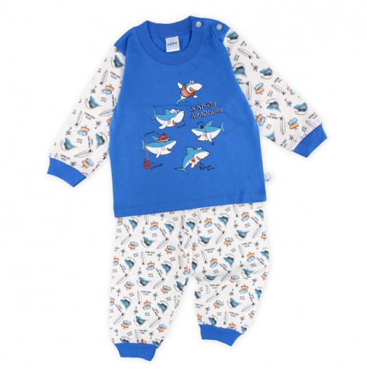 FIFFY SAILOR ADVENTURE LONG SLEEVE BOY PYJAMAS SUIT