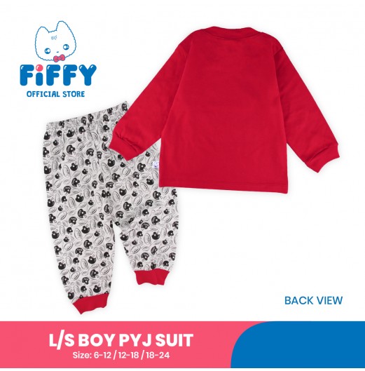 FIFFY FOOTBALL CHAMPION LONG SLEEVE BOY PYJAMAS SUIT