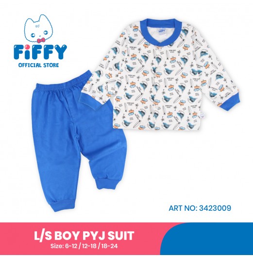 FIFFY PACIFIC OCEAN LONG SLEEVE BOY PYJAMAS SUIT