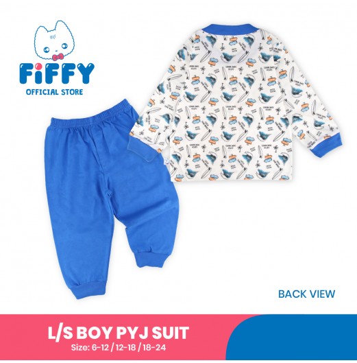 FIFFY PACIFIC OCEAN LONG SLEEVE BOY PYJAMAS SUIT