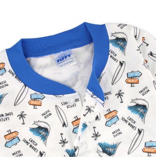 FIFFY PACIFIC OCEAN LONG SLEEVE BOY PYJAMAS SUIT