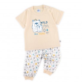 FIFFY WILD WAY SHORT SLEEVE BOY PYJAMAS SUIT