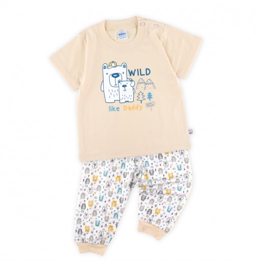 FIFFY WILD WAY SHORT SLEEVE BOY PYJAMAS SUIT