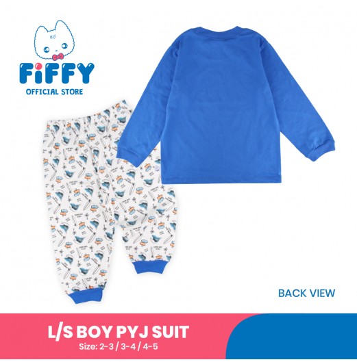 FIFFY DEEP WATER LONG SLEEVE BOY PYJAMAS SUIT