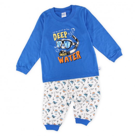 FIFFY DEEP WATER LONG SLEEVE BOY PYJAMAS SUIT