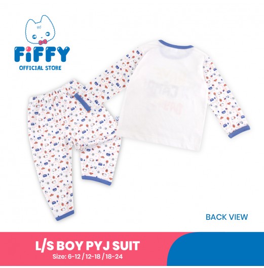 FIFFY CAMPING DAY LONG SLEEVE BOY PYJAMAS SUIT