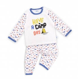 FIFFY CAMPING DAY LONG SLEEVE BOY PYJAMAS SUIT