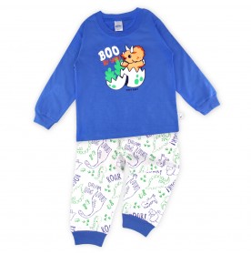 FIFFY DINOSAUR POPPING OUT LONG SLEEVE BOY PYJAMAS SUIT