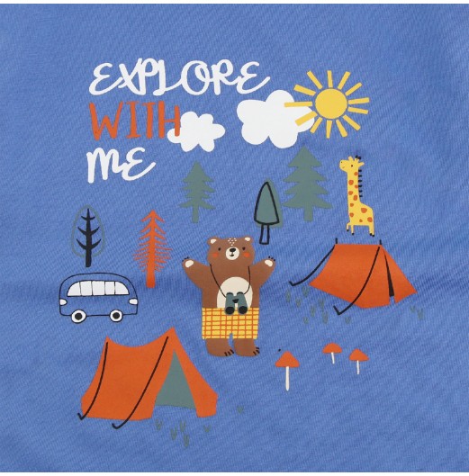 FIFFY EXPLORE WITH ME LONG SLEEVE BOY PYJAMAS SUIT