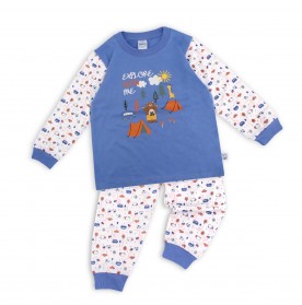 FIFFY EXPLORE WITH ME LONG SLEEVE BOY PYJAMAS SUIT