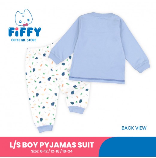 FIFFY CUTE AND WILD LONG SLEEVE BOY PYJAMAS SUIT