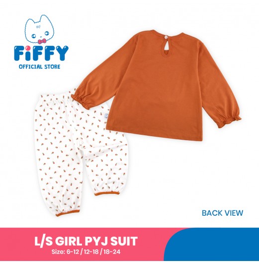 FIFFY PRETTY FRIENDS LONG SLEEVE GIRL PYJAMAS SUIT