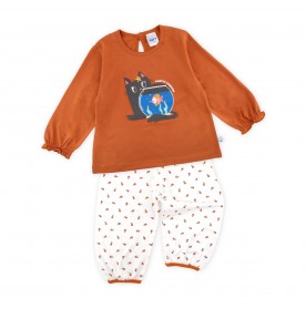 FIFFY PRETTY FRIENDS LONG SLEEVE GIRL PYJAMAS SUIT