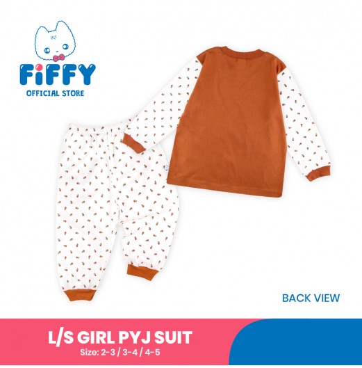 FIFFY CHERRY CUTIE LOVE LONG SLEEVE GIRL PYJAMAS SUIT